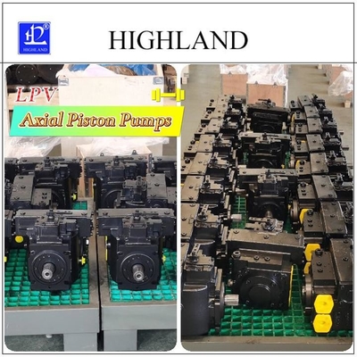 Bomba de pistón hidráulica Highland con estructura de pistón axial de desplazamiento variable