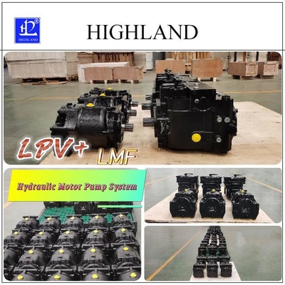 Sistema de bomba de motor hidráulico de la serie LPV90 para cosechadora de arroz