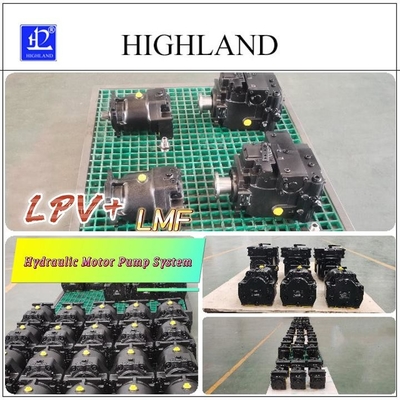 Pampas de pistón hidráulicas axiales LPV90 con bomba de aceite de carga