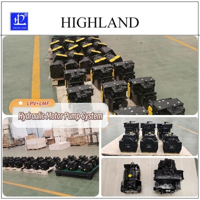 Pampas de pistón hidráulicas axiales LPV90 con bomba de aceite de carga