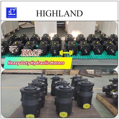 Motor hidráulico de trabajo pesado HMF90 Casa de hierro fundido Mantenimiento fácil Torque alto