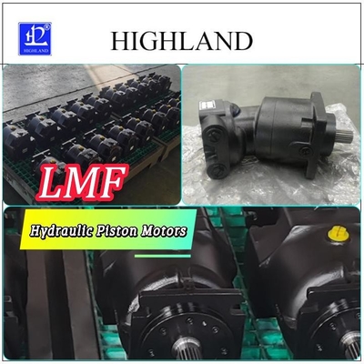 Motor de pistón hidráulico LMF30 con carcasa de hierro fundido y certificado de patente