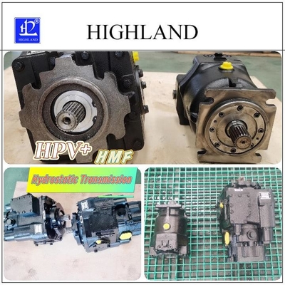 Bomba de motor hidráulico de potencia continua de 176 kW con desplazamiento máximo de 130 ml/R