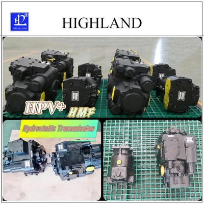 Bomba de motor hidráulico de potencia continua de 176 kW con desplazamiento máximo de 130 ml/R
