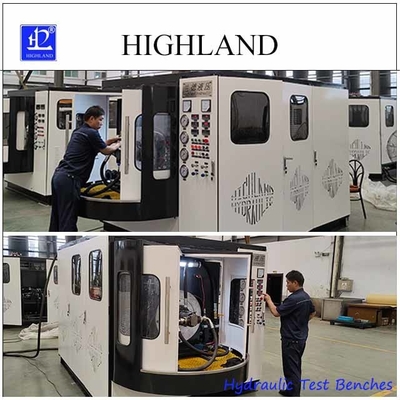 Prueba de bombas y motores hidráulicos con bancos de ensayo hidráulicos totalmente automáticos de 110 kW
