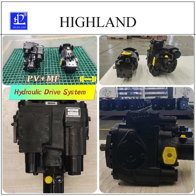 Eficiencia del 97% Sistema de bomba de motor hidráulico de hierro fundido Carga manual