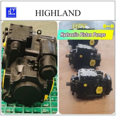 Bomba de pistón axial Highland HPV110-MA-L-23 de 110 ml/r de desplazamiento variable de alta eficiencia para accionamiento de cosechadora
