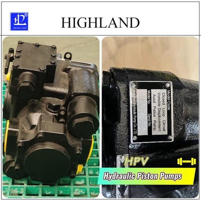 Bomba hidráulica axial de bucle cerrado Bomba de pistón hidráulica con presión máxima de 42Mpa