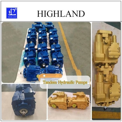 Pumpas hidráulicas tandem de desplazamiento variable para una presión de trabajo nominal de 35 Mpa