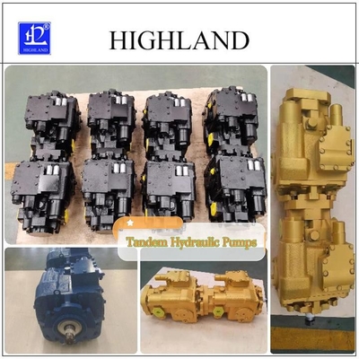 Pumpas hidráulicas tandem de desplazamiento variable para una presión de trabajo nominal de 35 Mpa