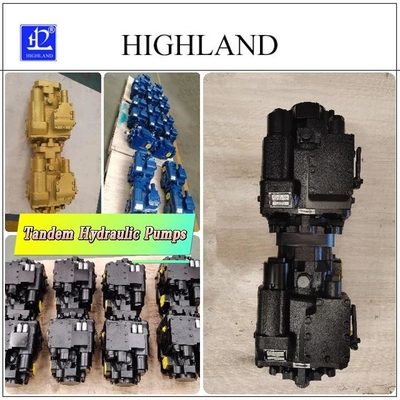 Diseño personalizado de bombas hidráulicas tándem con desplazamiento variable para aplicaciones móviles