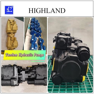 Diseño personalizado de bombas hidráulicas tándem con desplazamiento variable para aplicaciones móviles