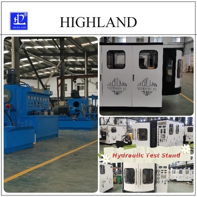 Estaciones de pruebas hidráulicas de la mina de carbón HIGHLAND con datos completos de detección
