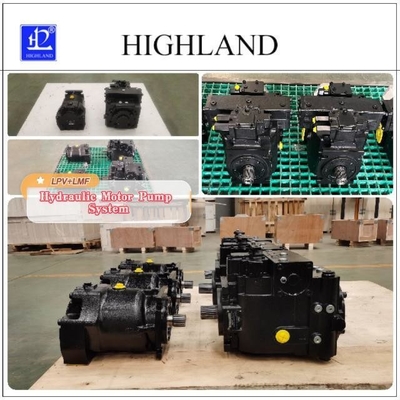 Sistema de bomba de motor de hierro fundido de 149 kW en caja de contrachapado Componentes hidráulicos Carga manual