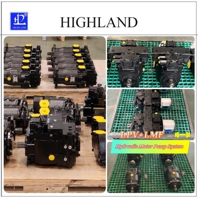 Sistema de bomba de motor de hierro fundido de 149 kW en caja de contrachapado Componentes hidráulicos Carga manual
