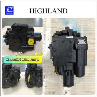 Bomba hidráulica de pistón axial de desplazamiento variable negro