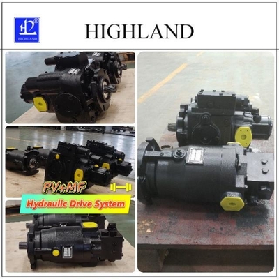 Componentes del motor de pistón axial de hierro fundido de la bomba automática de aceite hidráulico
