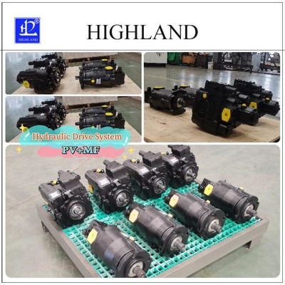 Componentes del motor de pistón axial de hierro fundido de la bomba automática de aceite hidráulico