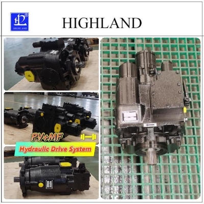 Sistema de accionamiento hidráulico de la cosechadora Control hidráulico de la bomba de pistón axial automática
