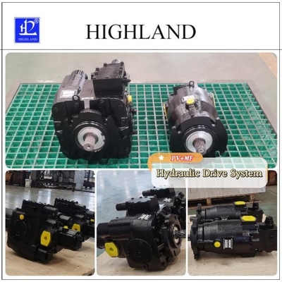 Sistema de accionamiento hidráulico de la cosechadora Control hidráulico de la bomba de pistón axial automática