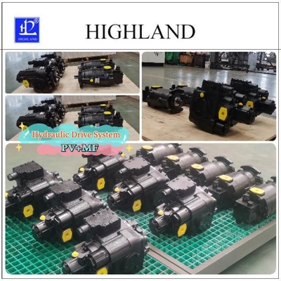 Sistema de accionamiento hidráulico de la cosechadora Control hidráulico de la bomba de pistón axial automática