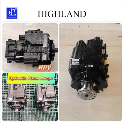Bomba de pistón hidráulica axial de bucle cerrado 35Mpa Presión nominal Transmisión hidráulica negra