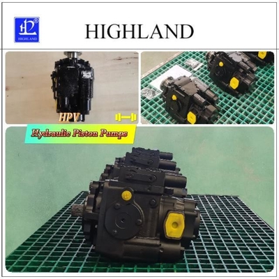Cambio de desplazamiento bomba de pistón axial hierro fundido negro fuente hidráulica de energía