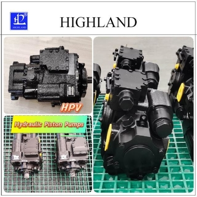 Pumpas de pistón hidráulico de hierro fundido de trabajo pesado Sistema axial de bucle cerrado 42Mpa Presión máxima