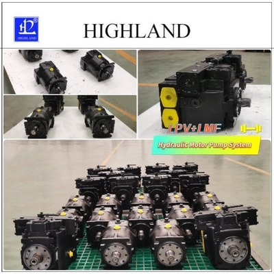 Sistema de bomba de motor hidráulico de hierro fundido con control manual