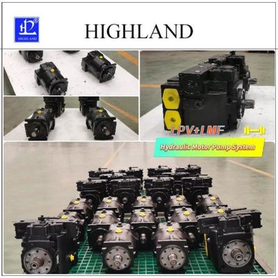 Sistema de bomba de motor hidráulico de hierro fundido con control manual