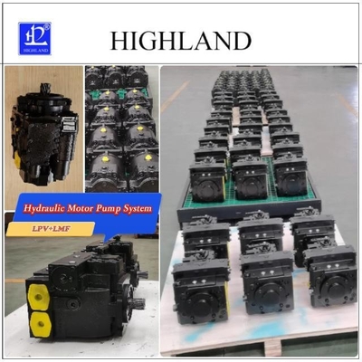 Sistema de bomba de motor hidráulico de hierro fundido con control manual
