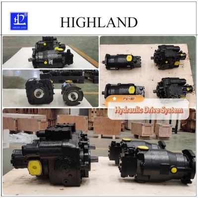 Pompas de pistón axial de hierro fundido Sistema de transmisión hidráulica Fabricante para cosechadora