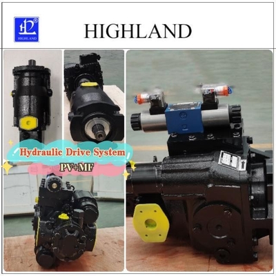 Pompas de pistón axial de hierro fundido Sistema de transmisión hidráulica Fabricante para cosechadora