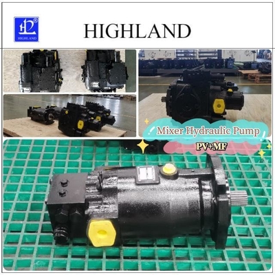 3200 rpm Velocidad mezclador de cemento bomba de pistón hidráulico 35Mpa Presión nominal