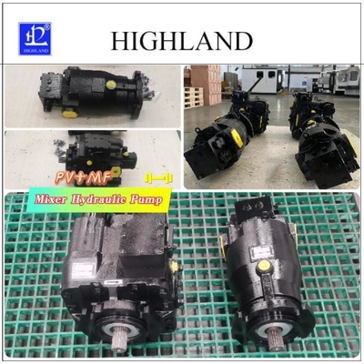 3200 rpm Velocidad mezclador de cemento bomba de pistón hidráulico 35Mpa Presión nominal