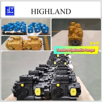 Bombas hidráulicas tándem de alta capacidad para un rendimiento industrial óptimo