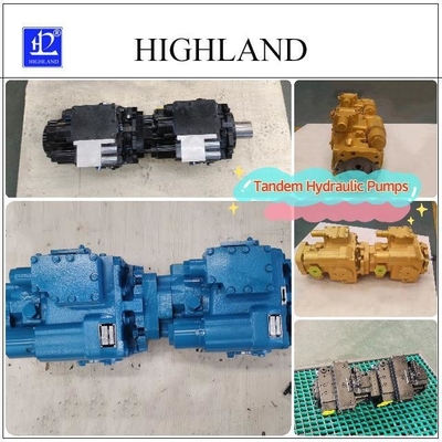 Bombas hidráulicas tandem de desplazamiento variable para procesos industriales
