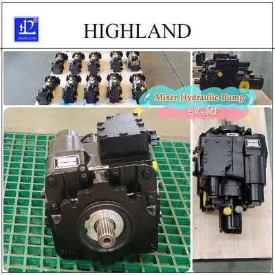 Pampilla de pistón axial hidráulica PV23 de carga manual para camión mezclador