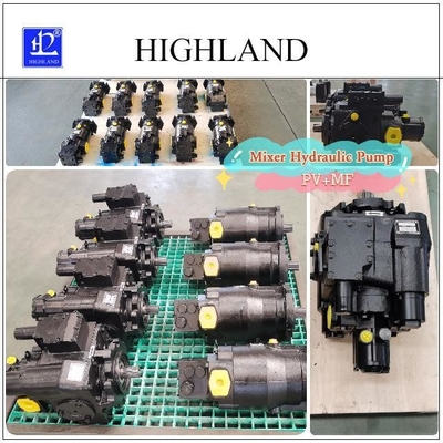 Pampilla de pistón axial hidráulica PV23 de carga manual para camión mezclador